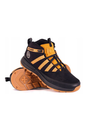 Bottines - BUSTAGRIP - Løper - Black+Mustard