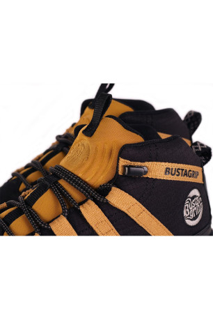 Bottines - BUSTAGRIP - Løper - Black+Mustard