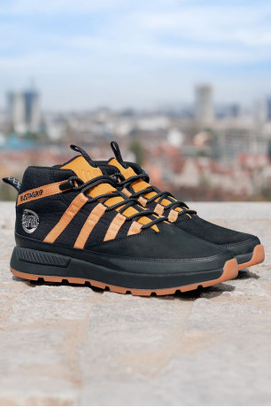 Bottines - BUSTAGRIP - Løper - Black+Mustard