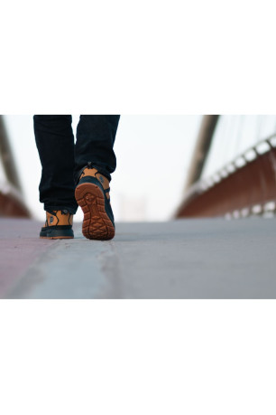 Bottines - BUSTAGRIP - Løper - Mustard+Black