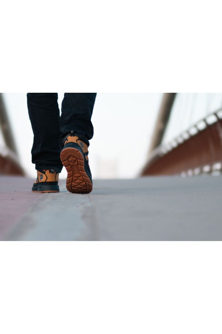 Bottines - BUSTAGRIP - Løper - Mustard+Black