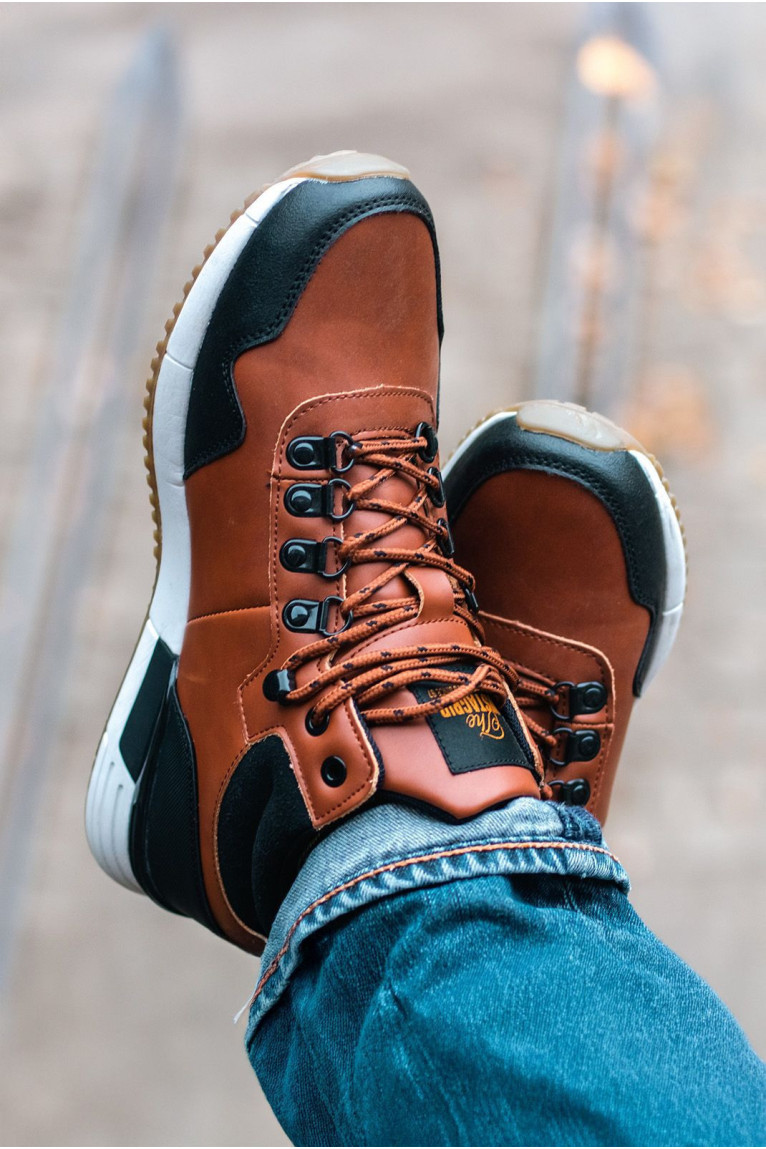 Sneakers - BUSTAGRIP - Jogger Pro - Brown+Black