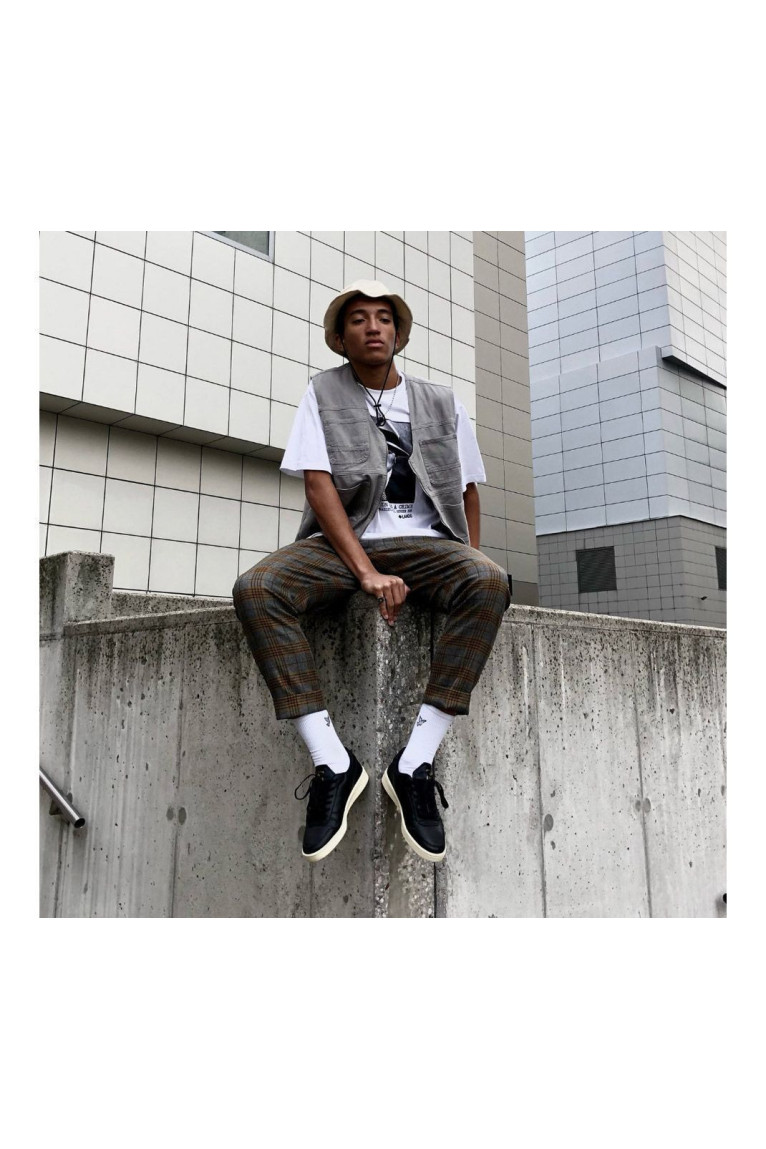 Sneakers - LANDO - Snap - Black