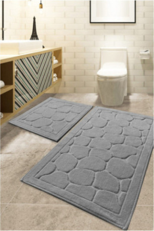 Ensemble de tapis de bain (2 pièces) - Multicolore