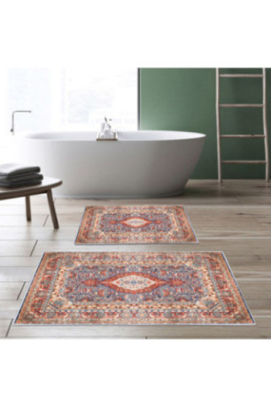 Ensemble de tapis de bain (2 pièces) - Multicolore