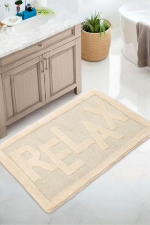 Tapis de bain - Crème