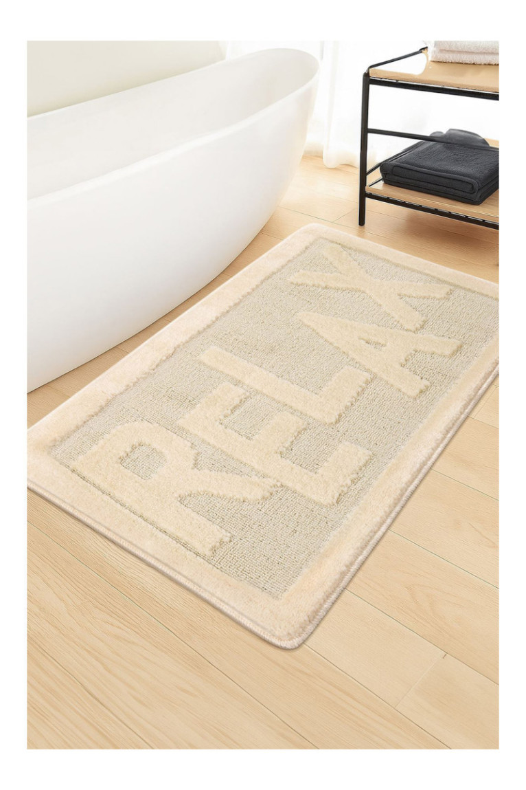 Tapis de bain - Crème