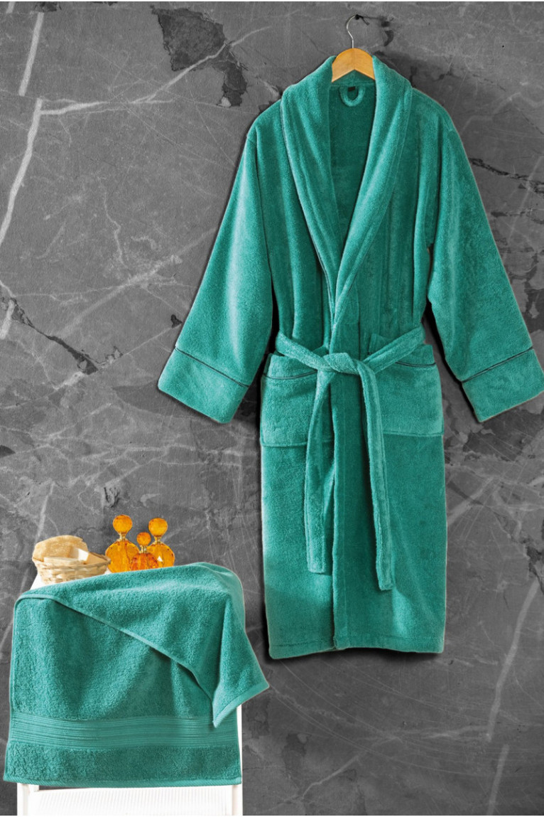 Ensemble peignoir - Vert