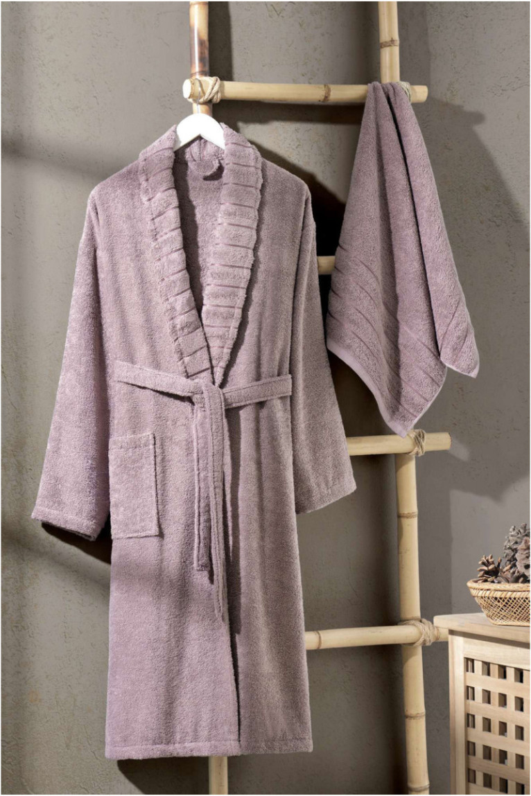 Ensemble peignoir - Prune