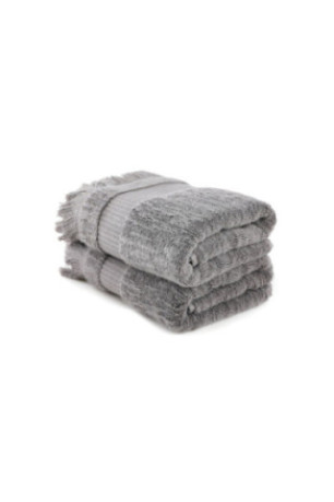Ensemble de serviettes de bain (2 pièces) - Gris foncé