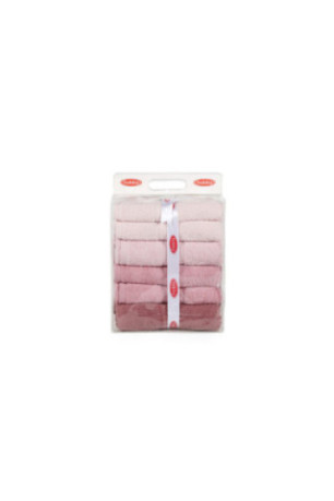 Ensemble de serviettes de bain (4 pièces) - Poudre / Rose / Rose poudré / Rose clair