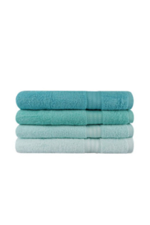 Ensemble de serviettes de bain (4 pièces) - Vert clair Vert menthe