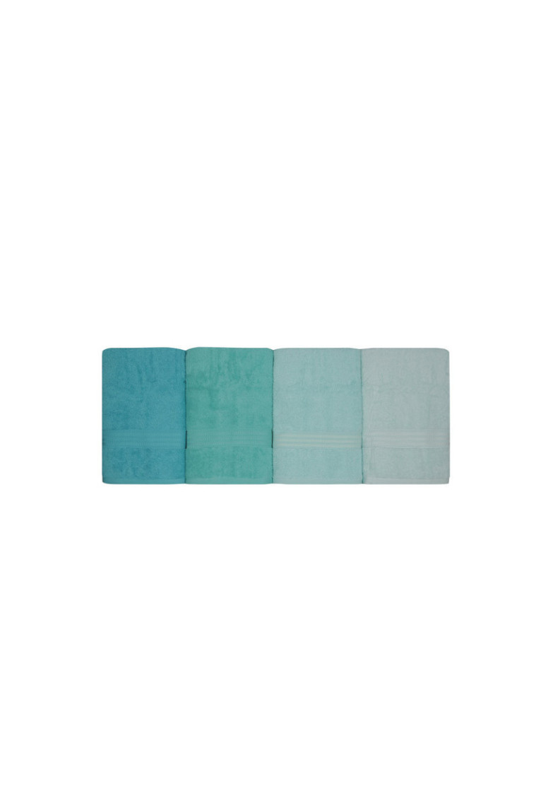 Ensemble de serviettes de bain (4 pièces) - Vert clair Vert menthe