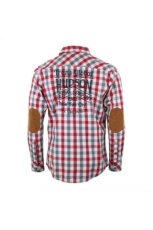 Chemise - SRK - Rouge / Gris - Camdry/Snu