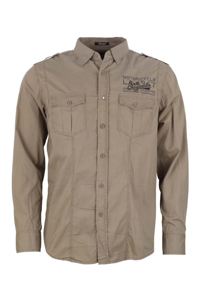 Chemise ML - SRK - Beige - Cotrace/Snu
