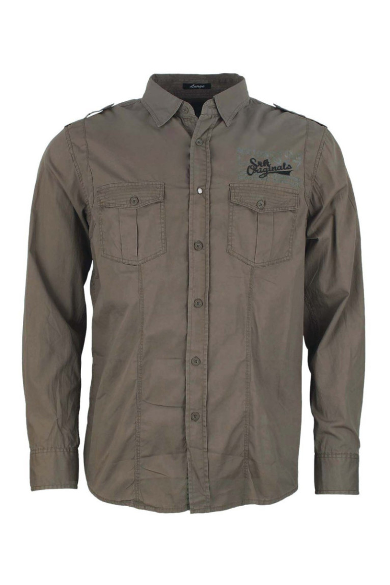 Chemise ML - SRK - Marron - Cotrace/Snu