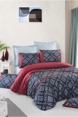 Ensemble de housse de couette en satin - 260x220cm