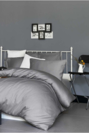 Drap-housse en satin - 140x190+30cm