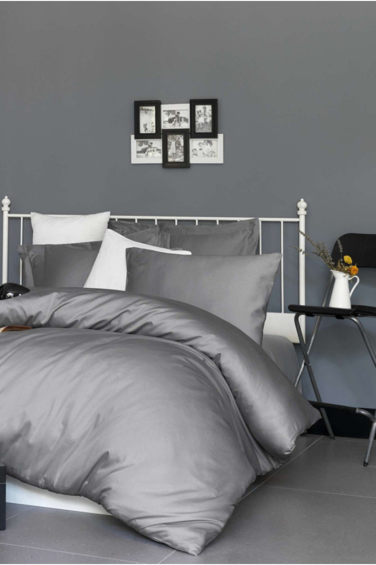 Drap-housse en satin - 140x190+30cm