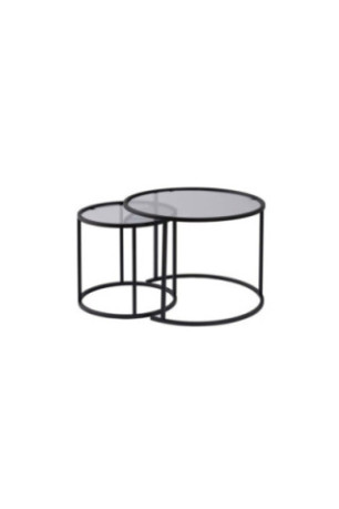 Ensemble de table basse - Noir