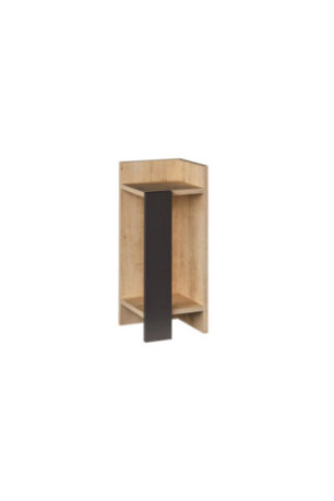 Table de nuit - Chêne anthracite