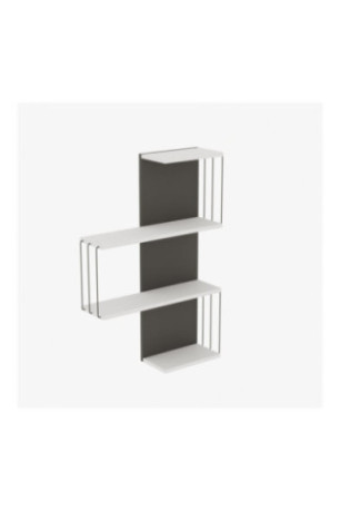 Étagère murale - Anthracite blanc