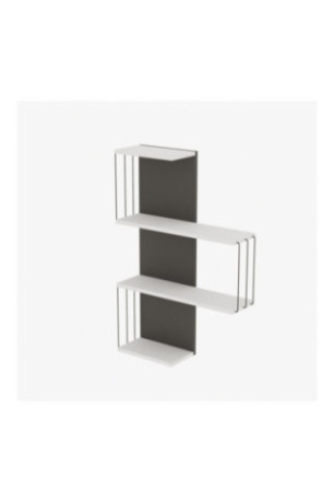 Étagère murale - Anthracite blanc