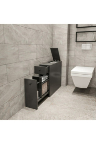 Armoire de toilette - Anthracite
