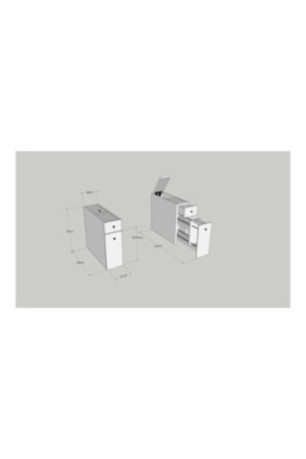 Armoire de toilette - Anthracite