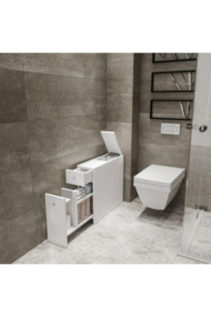 Armoire de toilette -Blanc