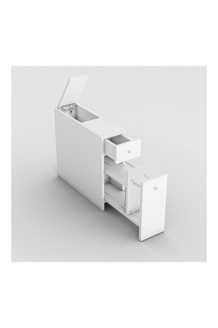 Armoire de toilette -Blanc