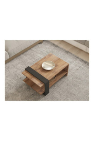Table basse - Chêne anthracite