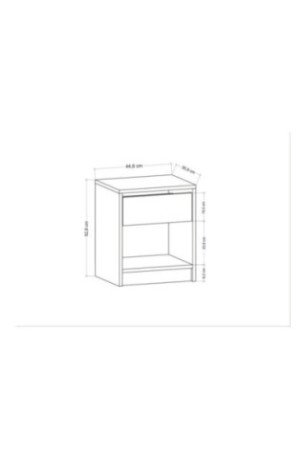 Table de nuit - Anthracite