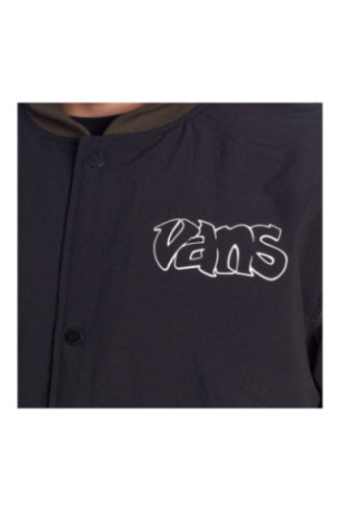 Veste Crazy Eddy Baseball manches longues Noir et marron
