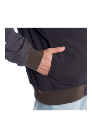 Veste Crazy Eddy Baseball manches longues Noir et marron