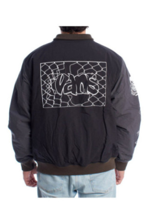 Veste Crazy Eddy Baseball manches longues Noir et marron