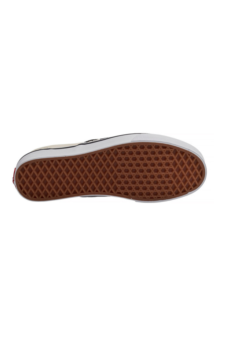 Baskets Classic Slip-On Checkerboard Noir et blanc cassé