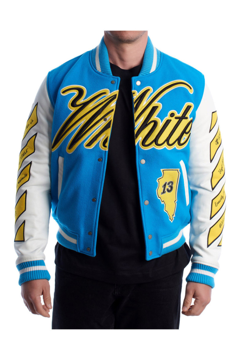 Veste - Turquoise/yellow/white