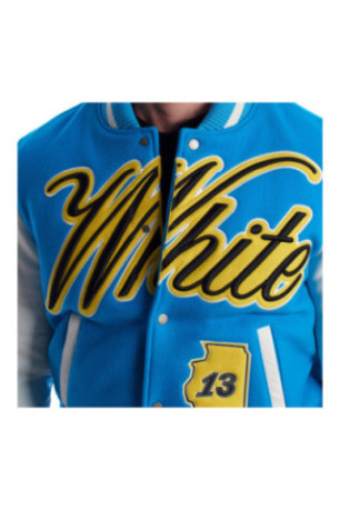 Veste - Turquoise/yellow/white