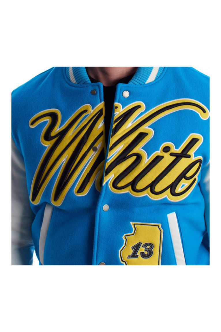 Veste - Turquoise/yellow/white
