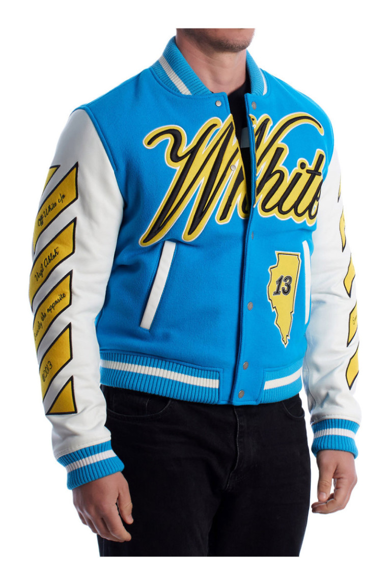 Veste - Turquoise/yellow/white
