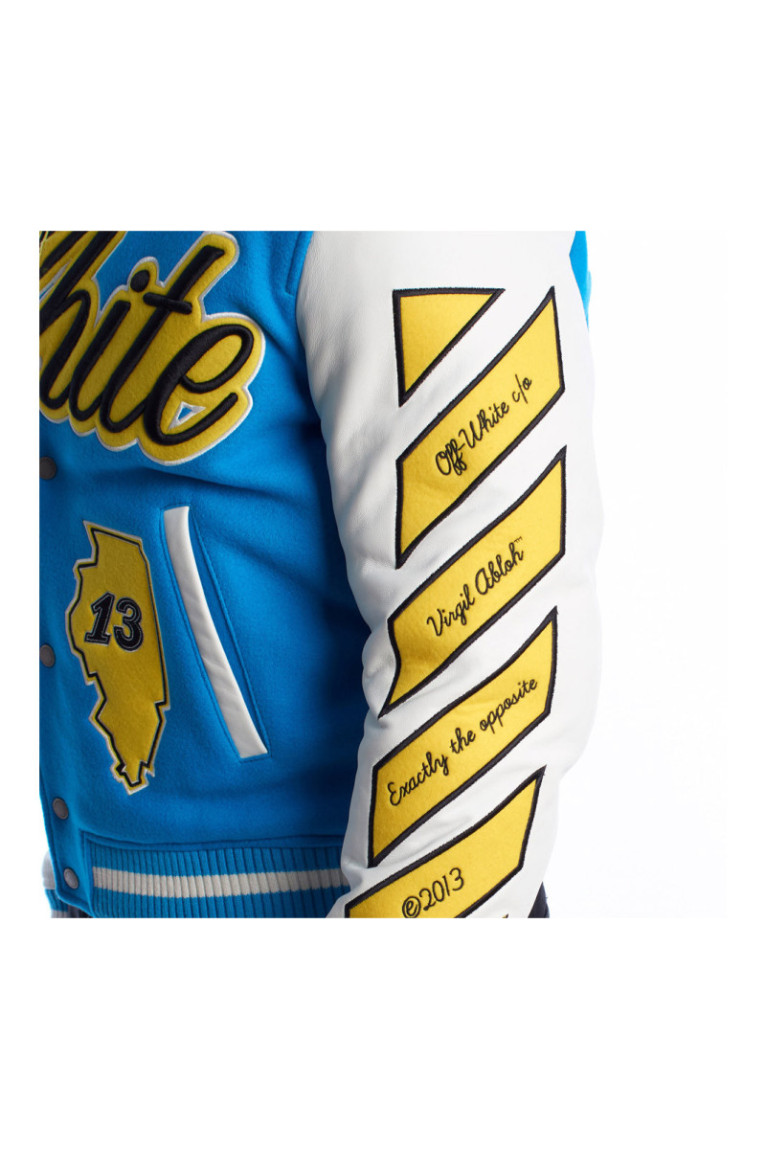 Veste - Turquoise/yellow/white
