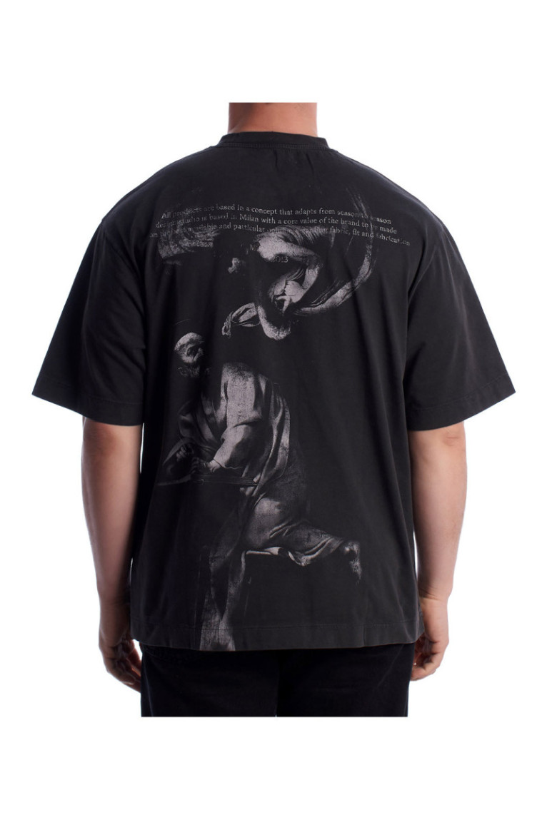 T-shirt - Gray black