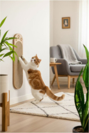 Griffoir pour chat - Chêne beige