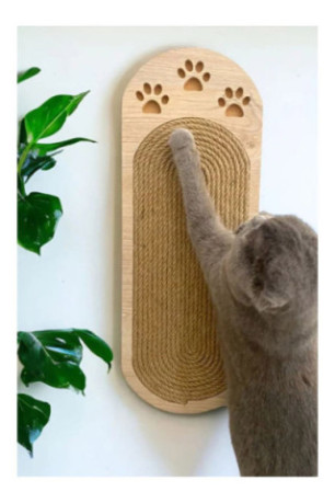 Griffoir pour chat - Chêne beige