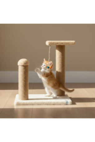 Griffoir pour chat - Beige