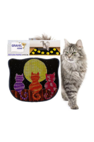 Tapis de litière pour chat - Multicolore