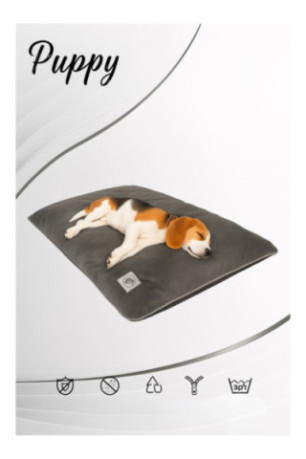 Lit pour animaux - Gris