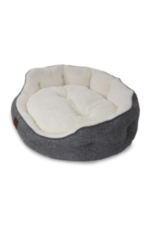 Lit pour animaux - Gris Blanc