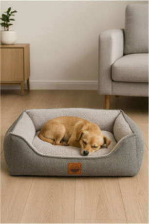 Lit pour animaux - Gris